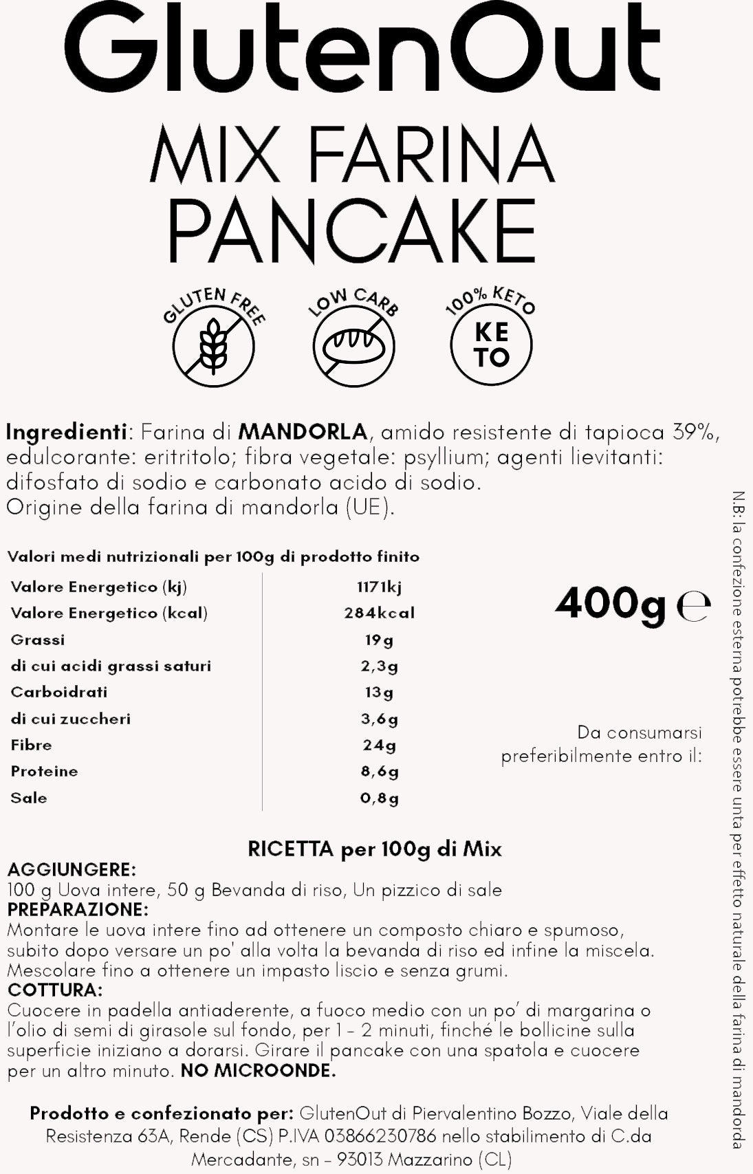 Mix per Pancake